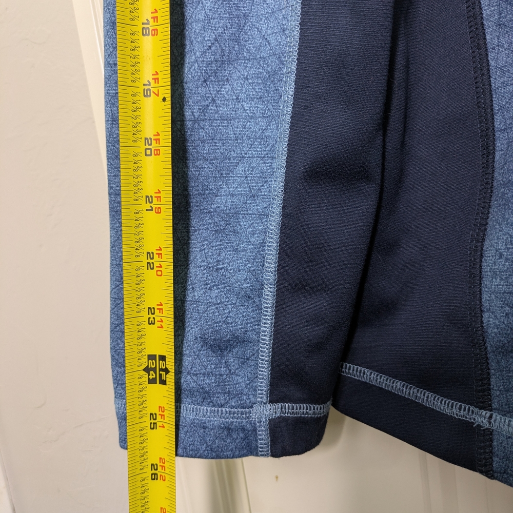 The North Face Navy/Light Blu Patterned Colorway Pullover Warm Camping Winter - Picture 12 of 16